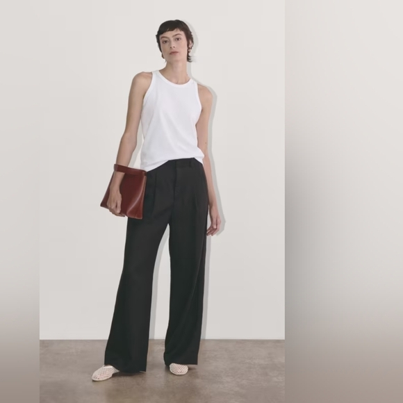 EVERLANE THE ORGANIC COTTON CUT AWAY TANK IN WHITE•Size XXS•NWT! - Picture 4 of 6